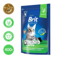 Сухой корм для кошек Brit Premium Cat Sterilised (курица) (400 гр.)