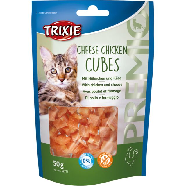 Лакомство для кошек Куриные кубики с сыром TRIXIE PREMIO (50 гр.)