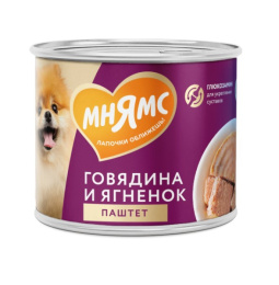 Влажный корм для собак всех пород Мнямс Паштет из говядины и ягненка «ЗДОРОВЫЕ СУСТАВЫ»