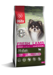Сухой корм для собак Blitz Holistic Adult Dog Small Breeds (ягненок)