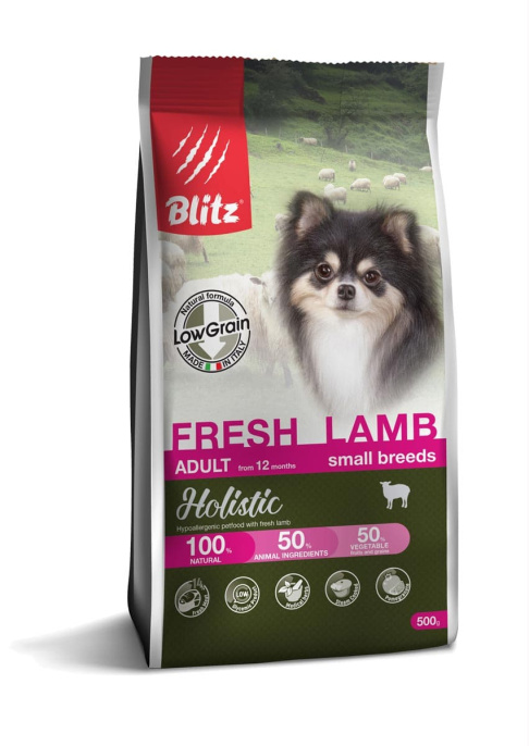 Сухой корм для собак Blitz Holistic Adult Dog Small Breeds (ягненок)