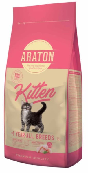Сухой корм для котят Araton Kitten (15 кг)