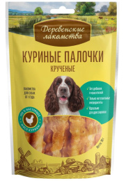 Лакомства для собак Куриные палочки крученые "Деревенские лакомства"