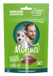 Molina Лакомство для собак всех пород и щенков "Утиный хворост"