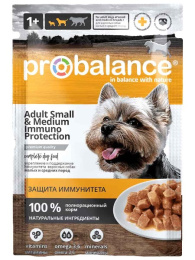 Влажный корм для собак ProBalance Adult Small&Medium