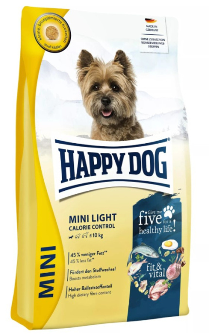 Сухой корм для собак HAPPY DOG Supreme Mini Light (4 кг)