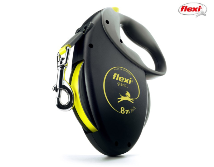 Поводок-рулетка Flexi GIANT (лента) (M, до 25кг/8м)