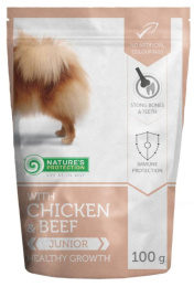 Влажный корм для щенков мелких пород Nature's Protection Mini Junior (курица, говядина)