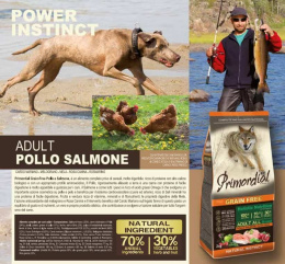 Сухой корм для собак Primordial Dog Adult (лосось, курица)