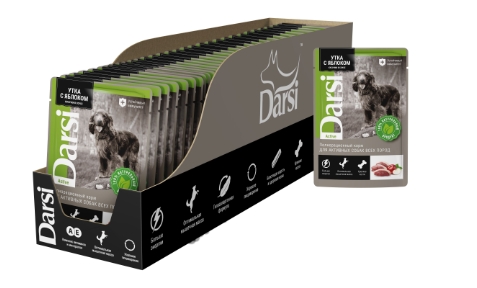 Консервы для собак Darsi Adult Dog Active (утка с яблоком) (85 гр.)