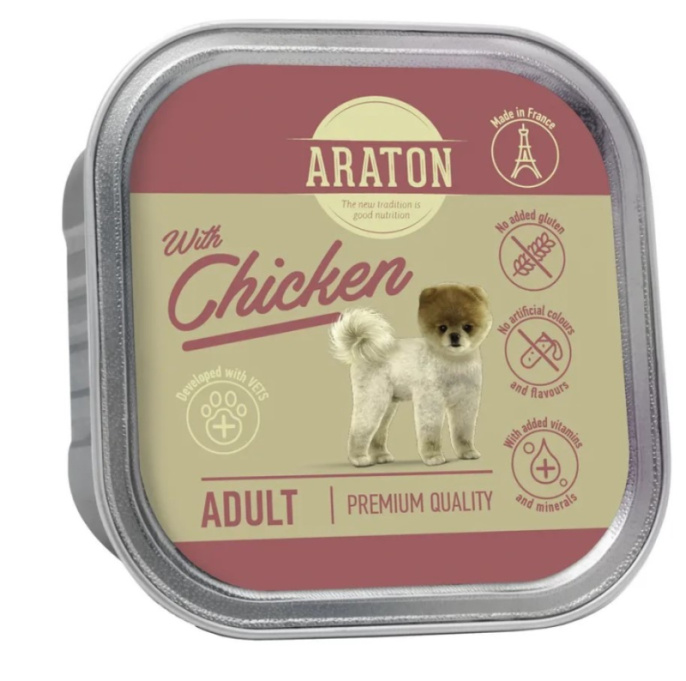 Консервы для собак Araton Adult Dog (курица)  (150 гр.)