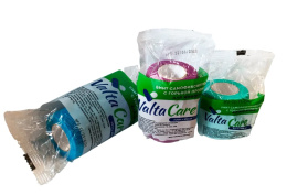 Бинт самофиксирующийся c горьким вкусом Valta Care Premium 7.5х450 см, фиолетовый