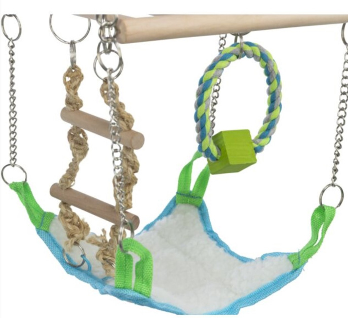 TRIXIE Комплекс для грызунов Подвесной мост с гамаком, 17 x 22 x 15 см