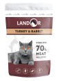 Влажный корм для кошек LANDOR Sterilised Cat (индейка, кролик)