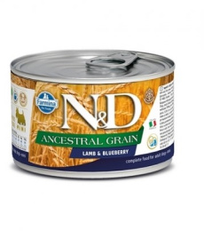 Консервы для собак Farmina N&D Dog Ancestral Grain Lamb & Blueberry (ягнёнок, черника)
