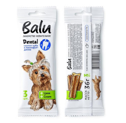 Лакомство для собак с цинком, силеном BALU
