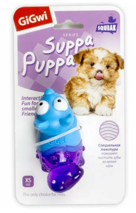 Игрушка для собак GiGwi Suppa Puppa Лиса с пищалкой (8 см)