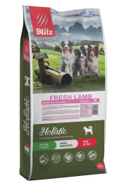 Сухой корм для собак Blitz Holistic Adult Dog All Breeds (ягненок)