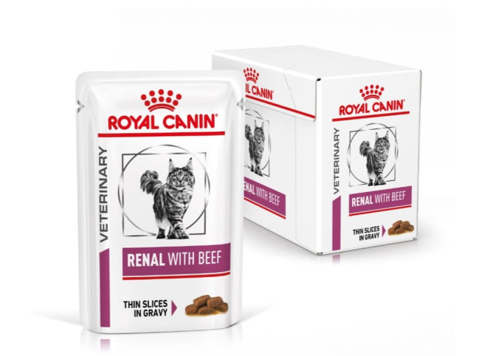 Влажный корм для кошек Royal Canin Renal BEEF (говядина) (85 гр*12 шт)
