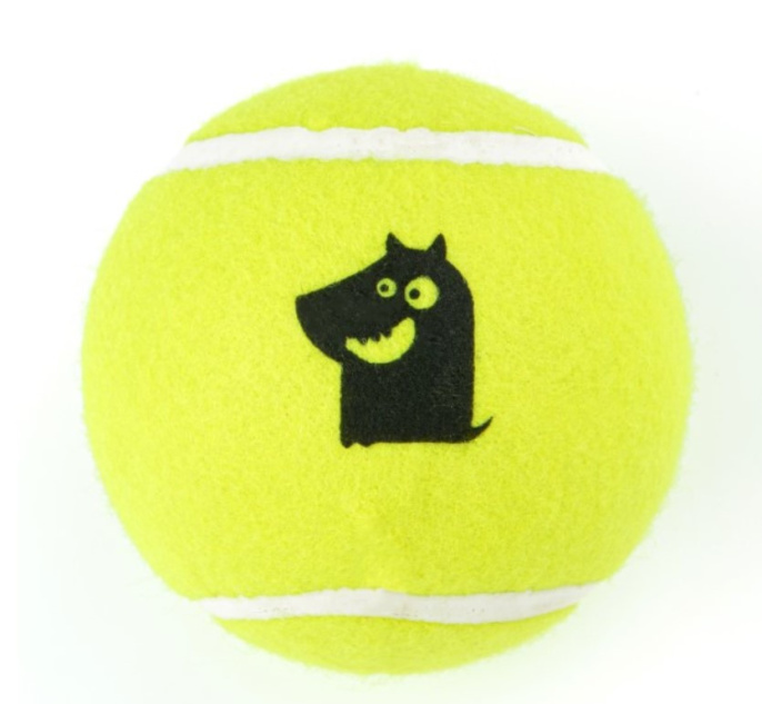 Игрушка для собак Mr.Kranch Теннисный мяч большой 10 см (Желтый)