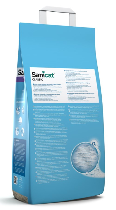 Наполнитель минеральный Sanicat Classic Lavander (лаванда) (10 л)