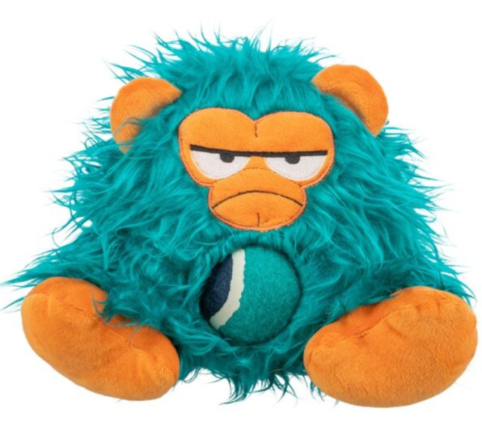 TRIXIE Игрушка для собак Монстрик с теннисным мячом, 25 см