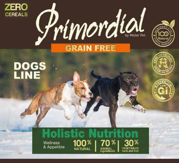 Сухой корм для щенков Primordial Puppy (курица, морская рыба) (20 кг)