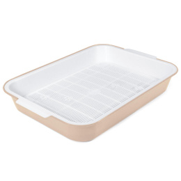 Туалет для кошек с сеткой Gamma Эстет 380х280х62 мм