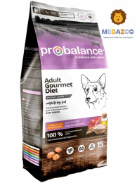 Сухой корм для собак ProBalance Dog Gourmet Diet Beef & Rabbit (говядина, кролик)