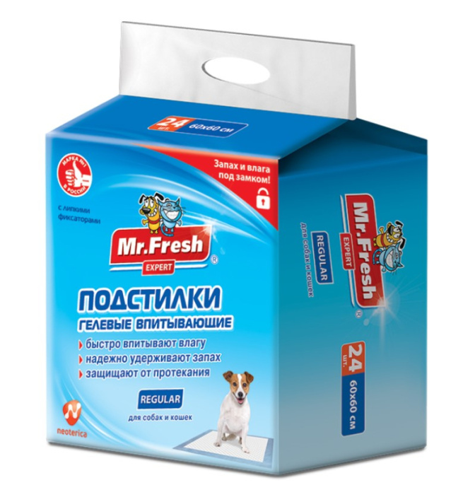Пеленки для собак Mr.Fresh Regular (40х60 (30 шт.))