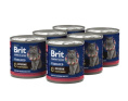 Консервы для стерилизованных кошек Brit Premium by Nature (кролик и брусника) (200 гр)