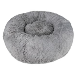 Лежанка-пуфик FANCY PETS "Пончик серый" (BED1Grey)