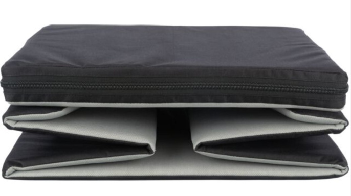 TRIXIE Автомобильная сумка-подстилка для собак 45x28x40 см, черный/серый