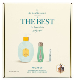 Набор Pegasus кондиционер для длинной шерсти 500 мл, шампунь 120 мл + парфюм 2 мл ISB The Best line