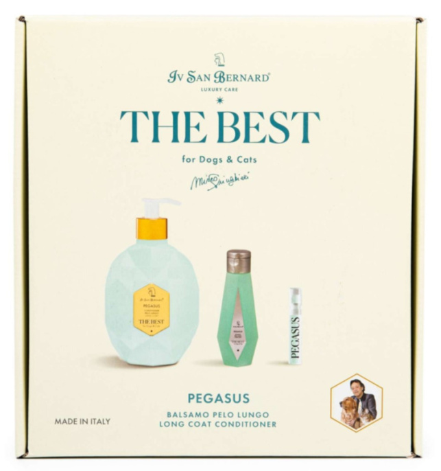 Набор Pegasus кондиционер для длинной шерсти 500 мл, шампунь 120 мл + парфюм 2 мл ISB The Best line (500 мл/ 120 мл/ 2 мл)