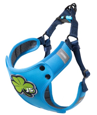 JOYSER Мягкая шлейка для собак Walk Mood Harness (L (голубая))