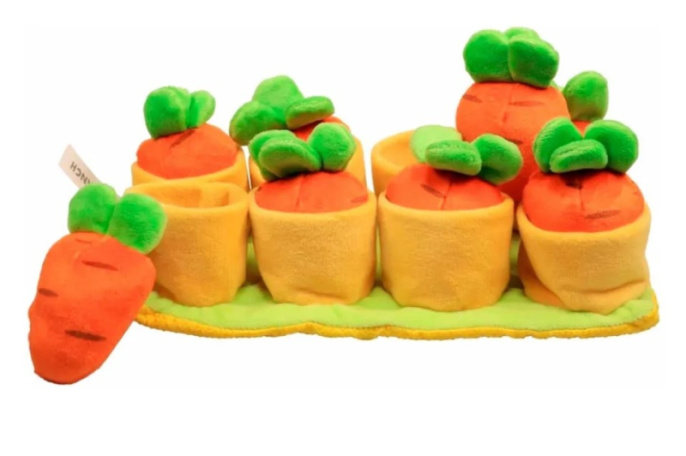 Игрушка нюхательная для собак Mr.Kranch Морковная грядка (30 х 16 см)