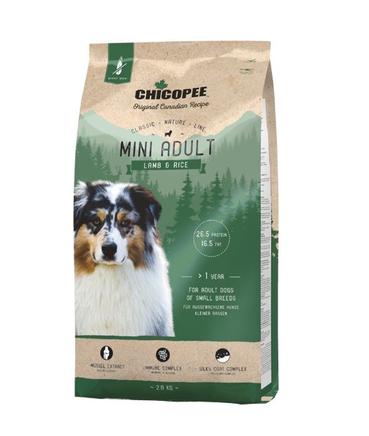 Сухой корм для собак CHICOPEE CNL Mini Adult Lamb & Rice (ягненком, рис) (2 кг)