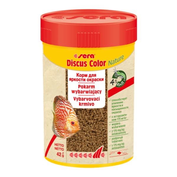 Корм гранулы для окраса дискусов SERA Discus Color Red 100 мл 45 г (332)