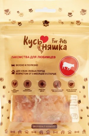 Лакомство для собак Кусьняшка Становая жила говяжья (75 гр.)