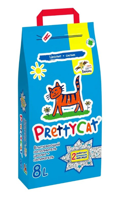Наполнитель PrettyCat впитывающий глиняный Aroma Fruit с део-кристаллами (2 кг (4 л))