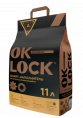 Наполнитель комкующийся растительный Ok-Lock (кофе) (5 л)