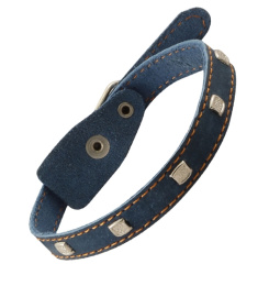 Ошейник кожаный с украшением Gamma Ёж