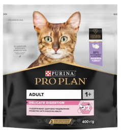 Сухой корм для кошек Pro Plan DELICATE DIGESTION Adult (индейка)