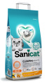 Наполнитель бентонитовый Sanicat Clumping White DUO (ваниль, мандарин) (10 л)