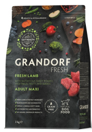 Сухой корм для собак крупных пород GRANDORF Fresh Lamb&Sweet Potato Adult MAXI BREEDS (ягненок, бата