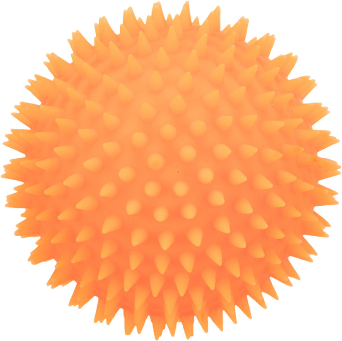 Игрушка виниловая для собак со звуком TRIXIE "Шарик-ежик" (7 см)