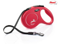 Поводок-рулетка Flexi NEW CLASSIC красный (лента) (L, до 50кг/5м)