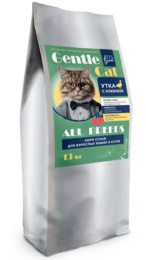 Сухой корм для кошек Pet's Brunch Gentle Cat Adult All Breeds (утка, клюква)