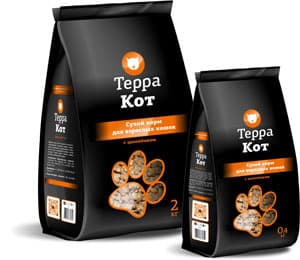 Сухой корм для кошек Терра Кот (цыпленок) 10 кг (10 кг)